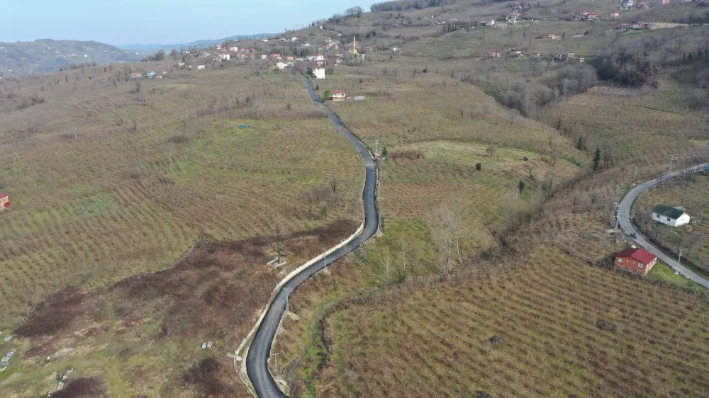 KUMRU’DA 10 KM’LİK GÜZERGAH ASFALTLANIYOR